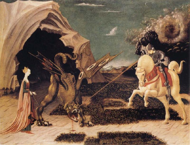 UCCELLO, Paolo St George and the Dragon oil painting image